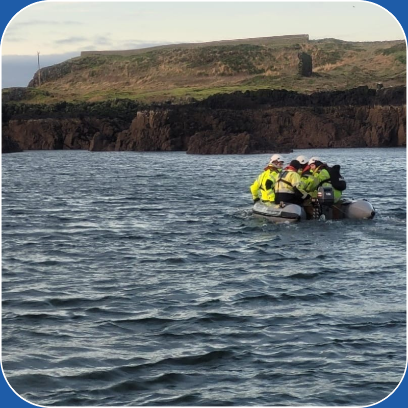 11kV Jointing Works on Fidra Island