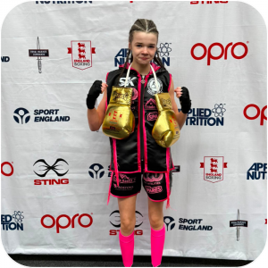 Young girl crowned England Boxing National School Girls Champion
